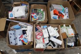 Six Boxes of Miscellaneous Items To Include Pet, Homewares, Hardware and Related.