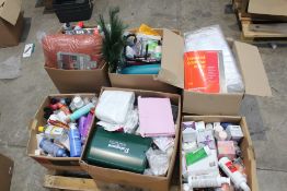 Six Boxes Of Miscellaneous Items To Include Homewares, Toiletries/Beauty and Related.