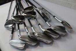Set of Golf Clubs - Thirteen Clubs (Mixture of Ping and Cobra (4, 5, 6, 7, 8, 9 x 2, W x 2, U, G, S