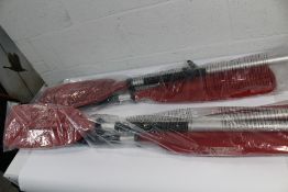 Two Mystic Bravo Convertable 2-in-1 Kayak All-Purpose Paddles.