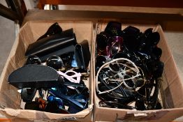 Two boxes of Branded/Unbranded Sunglasses/Glasses.