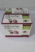 Eighteen Boxes of Broadman Church Supplies Fellowship Cups (100 cups with wafers each).