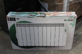 Rointe Kryos 11 Elements 1210W Electric Radiator in White. Pre-owned.