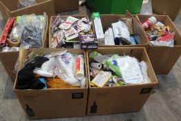 Six Boxes of Assorted Miscellaneous Items to include Homewares, Supplements, Cleaning Products and R