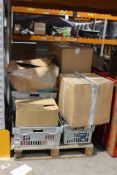 A Pallet of Assorted Commercial Miscellaneous and Related Items.