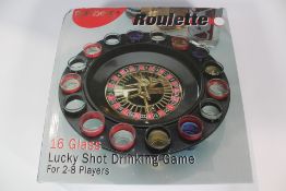 Twenty Rainberg Roulette - 16 Glass Lucky Shot Drinking Games.