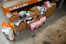 Four Boxes of Miscellaneous Items to include Dog Shampoo, Souvenirs and Household.