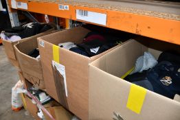 Four Boxes of Hats/Caps. Pre-Owned.