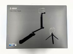 An as new GoPro 3-Way Mount Grip / Arm / Tripod (P/N: AFAEM-001 EAN: 818279010954) (Box sealed).