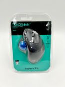 Six as new Logitech M570 Trackman Wireless Trackball Mice (Packaging sealed) (EAN: 097855070296).