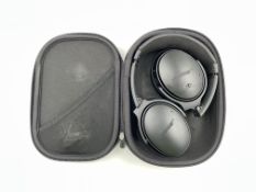 A pre-owned pair of Bose QuietComfort 35 II Wireless Noise Cancelling Headphones with case, USB/3.5m