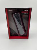 As new Hama Twin 2.0 Portable Waterproof Bluetooth Speaker (Box sealed).