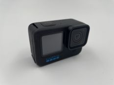 A pre-owned GoPro HERO11 Black Camera (No batteries or accessories included. Untested, sold as seen)