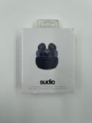 As new Sudio TOLV R Wireless Bluetooth Earbuds in Black (Box sealed).