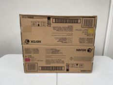 Four Xerox iGen4 iGen 150 Dry Ink Cartridges; 2 x Magenta 006R01535, 2 x Yellow 00601536 (Boxes seal