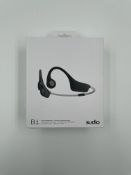 As new Sudio B1 Bone Conduction Open-Ear Wireless Headphones in Black (Box sealed).