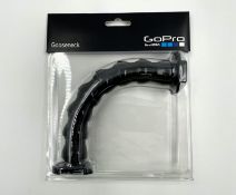 Six as new GoPro Gooseneck Mounts (P/N:ACMFN-001 EAN: 818279012064) (Packaging sealed).