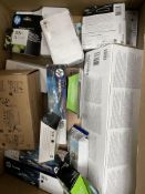 Assorted as new printer cartridges and related items (All items sold as seen).