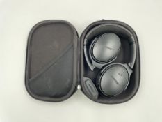 A pre-owned pair of Bose QuietComfort 35 II Wireless Noise Cancelling Headphones with case, USB/3.5m