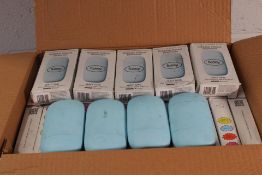 Forty Eight Fussy Refillable Natural Deodorants, Wavy Days Eucalyptus Sage and Peppermint 48 x 40g,