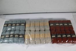 Thirty Isager Alpaca 1 Yarns: Ten 594788 Colour 11, Ten 575525 Colour 33 and Ten 341923 Colour E2S.