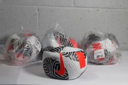 Four Nike FA Accredited Academy Footballs 2023/24.