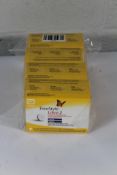 Four Abbott Freestyle Libre Sensor 2 Glucose Monitoring Sensors, Yellow/White (EXP: 2025-03-31). As