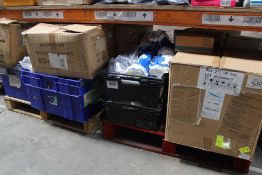 Miscellaneous Medical, Hygiene and Related Items (One shelf).