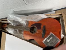 Ibanez PC12MHCE Open Pore Natural Acoustic Guitar - New.