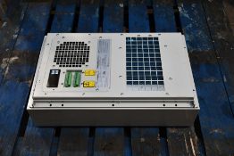 Cooltechkx Cabinet Air Conditioner CXACD0626W, Silver, Medium Size. Pre-owned.