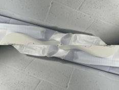 Squier Bronco Bass - White (Small crack where body meets neck).