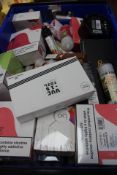 Assorted disposable vapes, e-liquid, smoking accessories and related items (Many items past expiry d