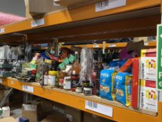 Quantity of Assorted Foods to include Coffee, Sweets, Biscuits and Spreads.