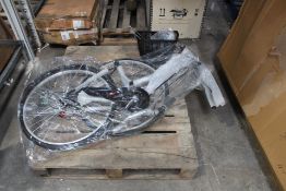 Bicycle 7-Speed with Basket, Black/Red, 26