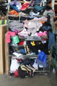 A large quantity of assorted pre - owned clothing and related items (Baskets not included)