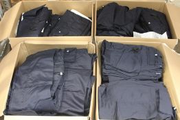 Four Boxes of Portwest Work Trousers, Navy Blue, Mixed Sizes. As New without Labels/Tags.