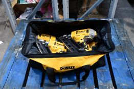 Four Dewalt DCN692N Brushless Framing Nailer's 90mm with DeWalt Carry Case (Batteries not included),