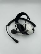 A pre-owned Lynx aviation headset (Untested, sold as seen).