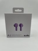 Five as new Sudio A1 Wireless Bluetooth Earbuds in Pink (EAN: 7350071389270) (Box sealed).