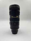 Pre-owned Nikon AF-S Nikkor 70-200mm 2.8G ED VR II Lens (Lens cap & wrap cover included).