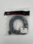 Eight as new Kramer Electronics 92-2202025 15-Pin M to 15-Pin M Plus 3.5mm 25ft Stereo Cables.
