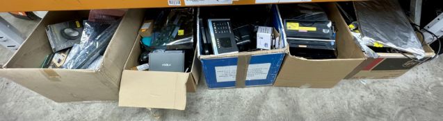 Assorted new and pre-owned IT and electrical items (All items sold as seen).