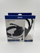 As new Hama HS-P350 PC Office Headset (Box sealed).