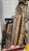 A quantity of assorted monitors and TV's sold for parts (Items damaged/faulty/missing parts) (Sold