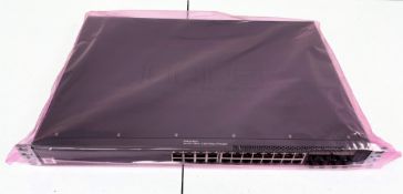 An as new Juniper EX4100-F-24P Ethernet Switch (Box opened) (S/N: FF2923AN0276) (PLEASE NOTE THIS IT