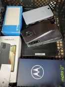 Assorted pre-owned smartphones & tablets sold for parts to include Samsung, Google & Motorola (All a