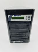 Pre-owned Microboards Technology QD-DVD-123 CD/DVD Duplicator (Powers on, not tested further. Sold a