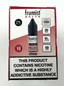 Forty Frumist Strawi Nic Salt 10ml 20mg E-Liquids (Over 18s only) (EXP: 01/2025).