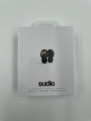 As new Sudio TOLV Wireless Bluetooth Earbuds in Black (Box sealed).