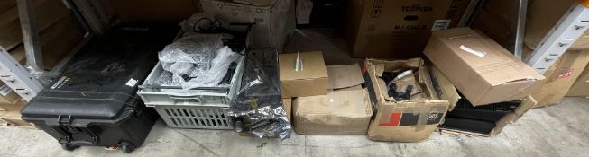 Assorted new and pre-owned IT and electrical items (All items sold as seen).